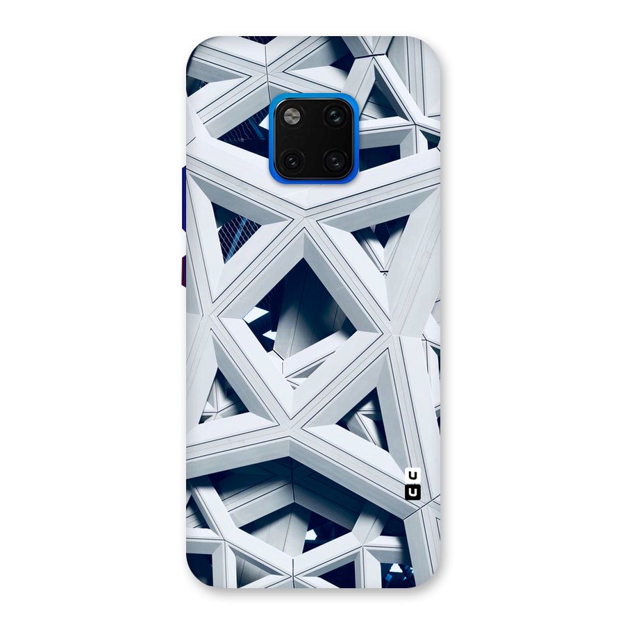 Abstract White Lines Back Case for Huawei Mate 20 Pro