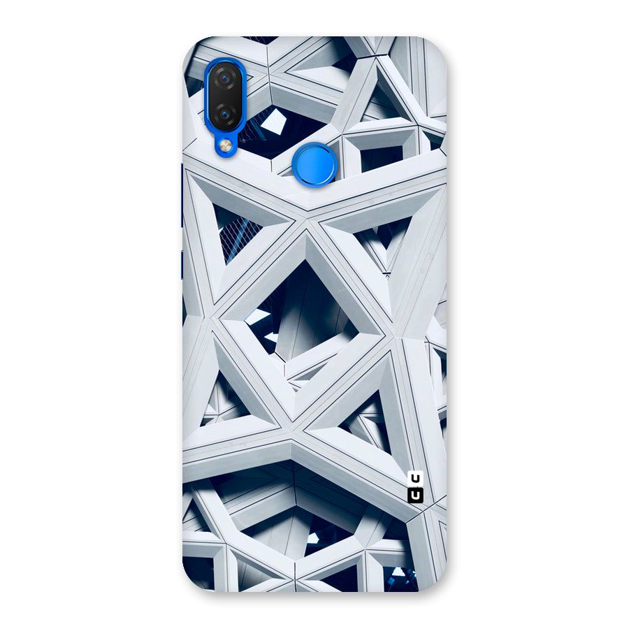 Abstract White Lines Back Case for Huawei P Smart+