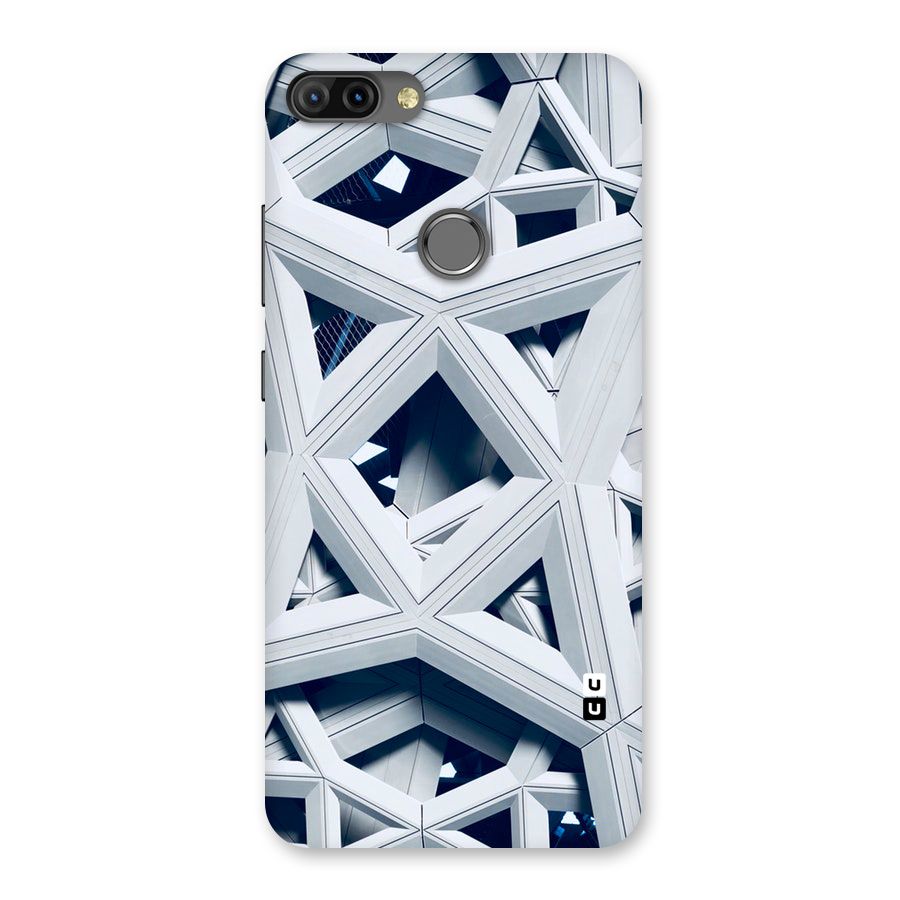 Abstract White Lines Back Case for Infinix Hot 6 Pro