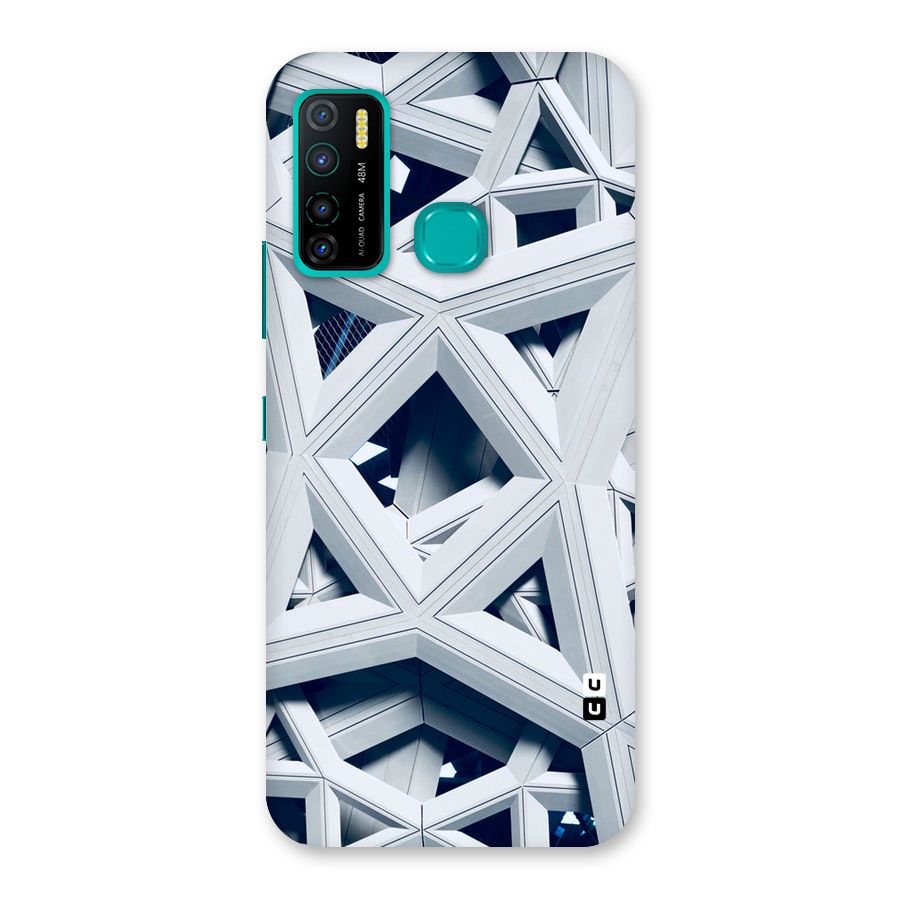 Abstract White Lines Back Case for Infinix Hot 9 Pro
