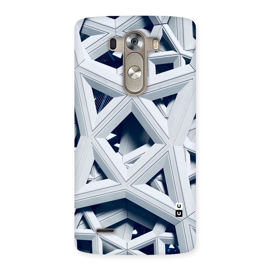 Abstract White Lines Back Case for LG G3