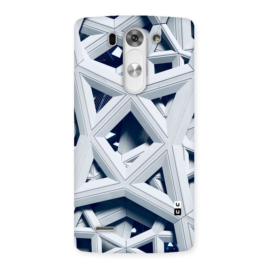 Abstract White Lines Back Case for LG G3 Mini