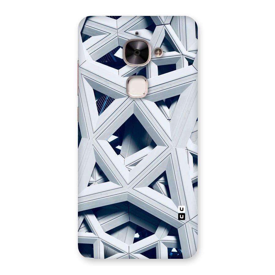 Abstract White Lines Back Case for Le 2