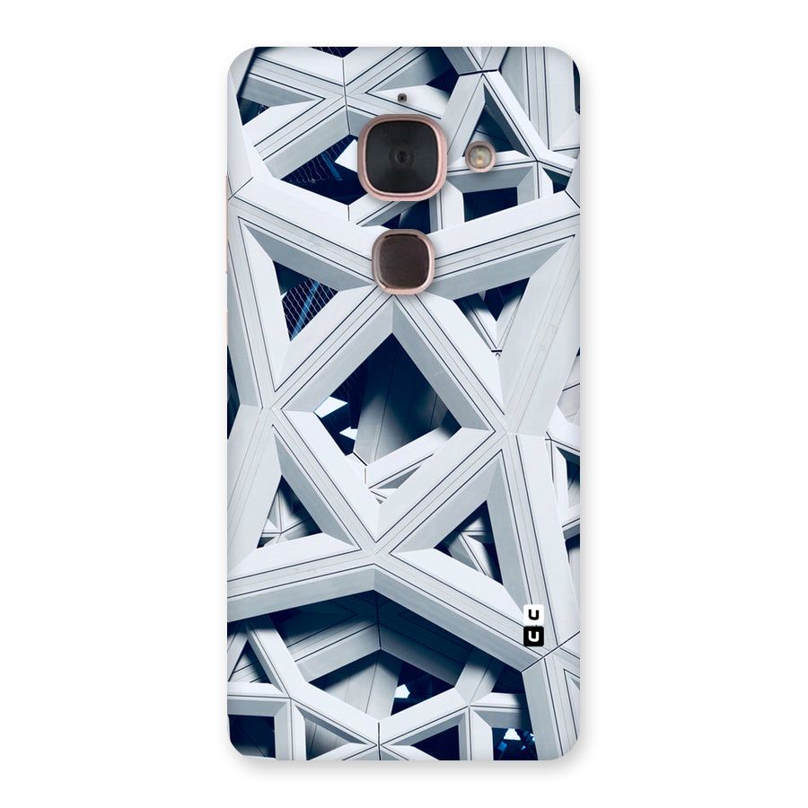 Abstract White Lines Back Case for Le Max 2