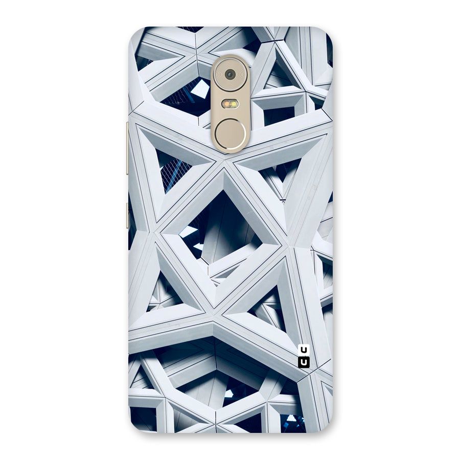 Abstract White Lines Back Case for Lenovo K6 Note