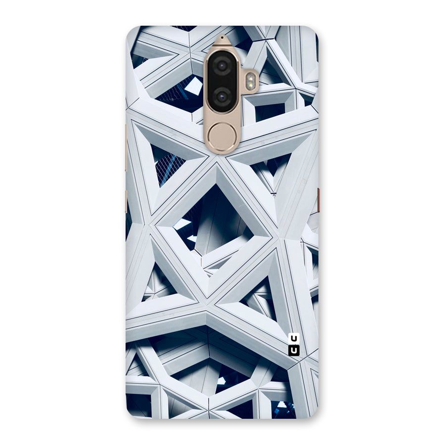 Abstract White Lines Back Case for Lenovo K8 Note