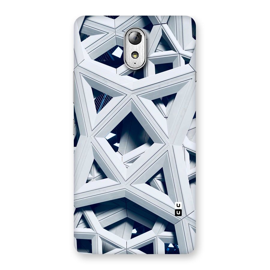 Abstract White Lines Back Case for Lenovo Vibe P1M