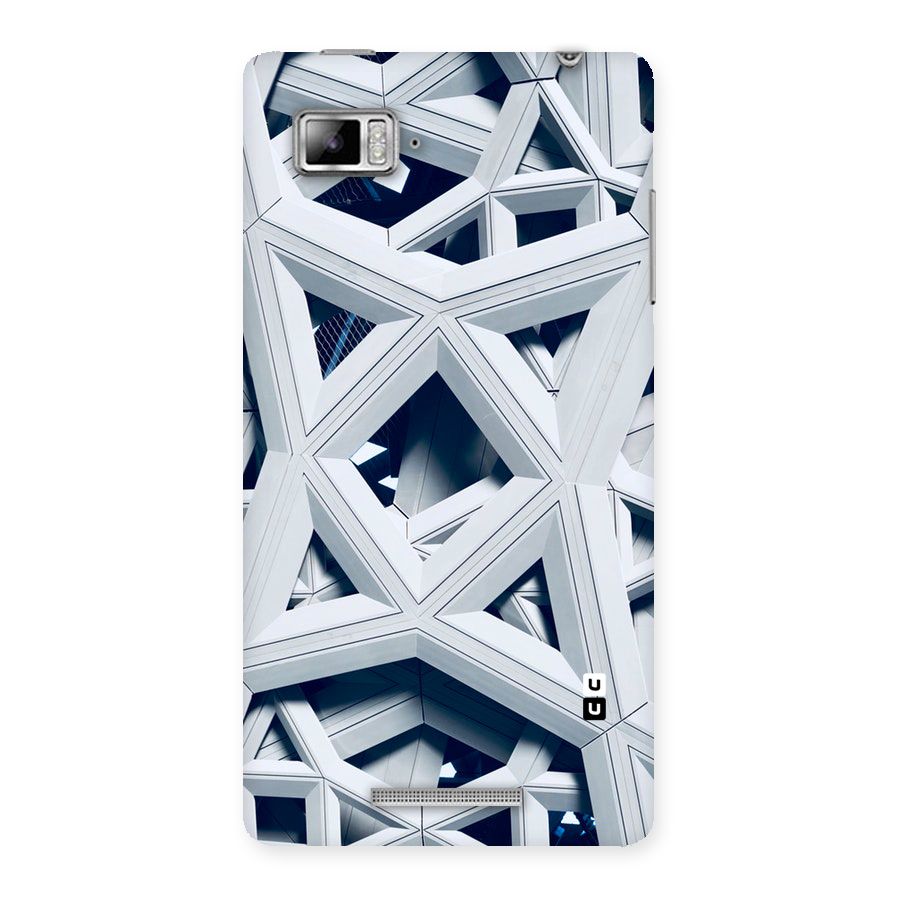 Abstract White Lines Back Case for Lenovo Vibe Z K910