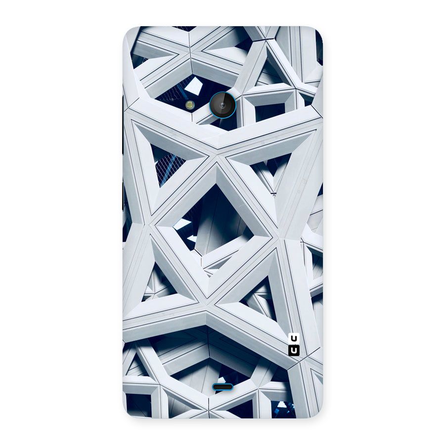 Abstract White Lines Back Case for Lumia 540