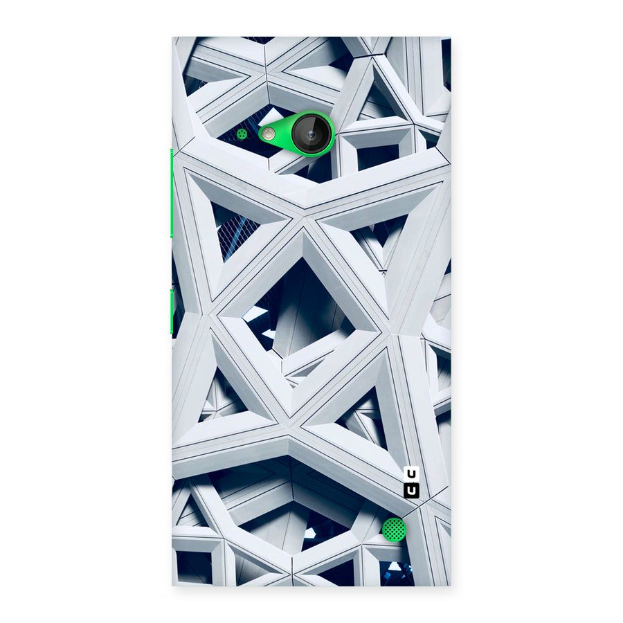 Abstract White Lines Back Case for Lumia 730