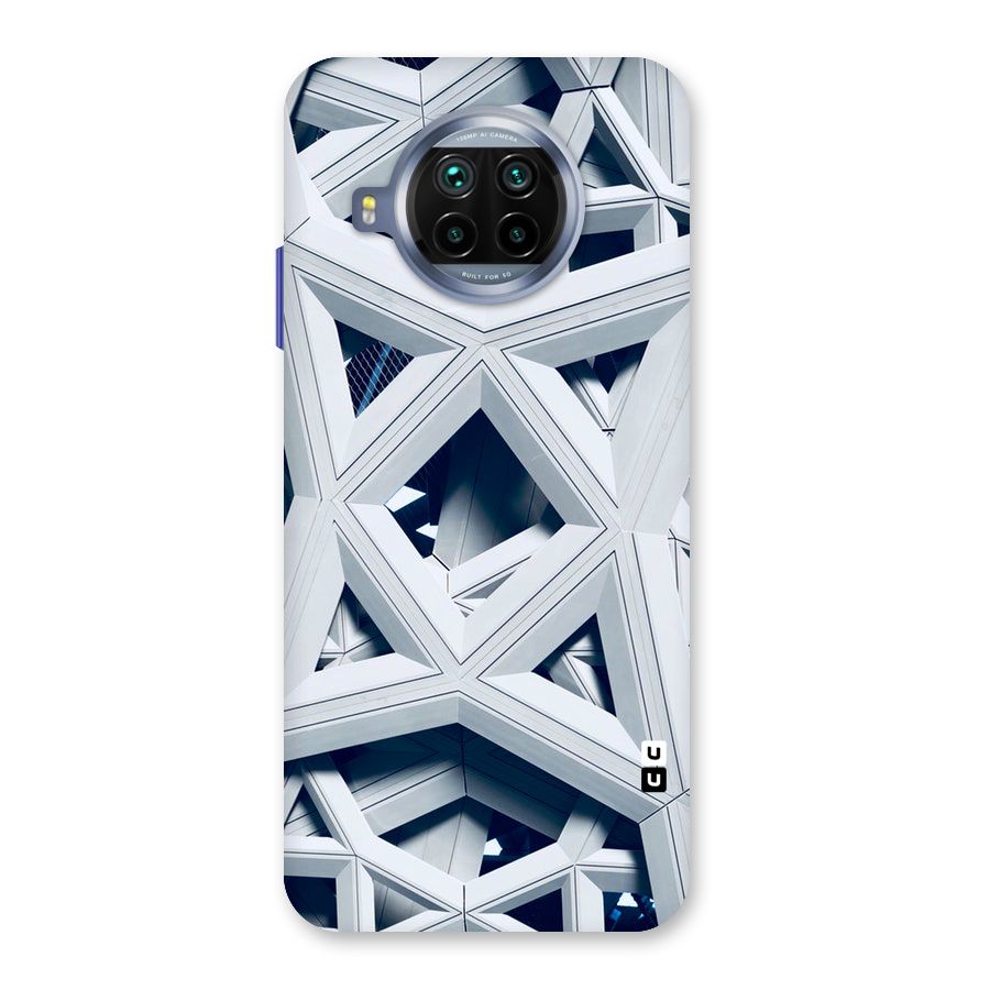 Abstract White Lines Back Case for Mi 10i