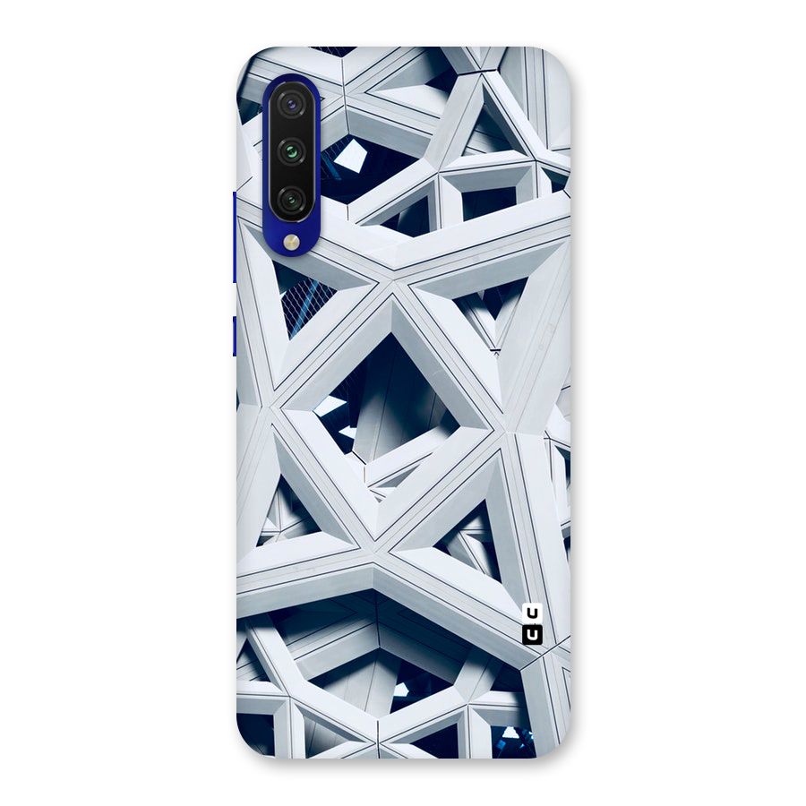 Abstract White Lines Back Case for Mi A3