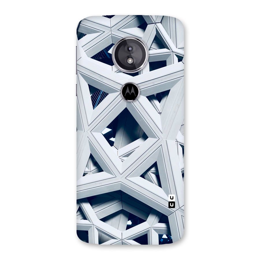 Abstract White Lines Back Case for Moto E5