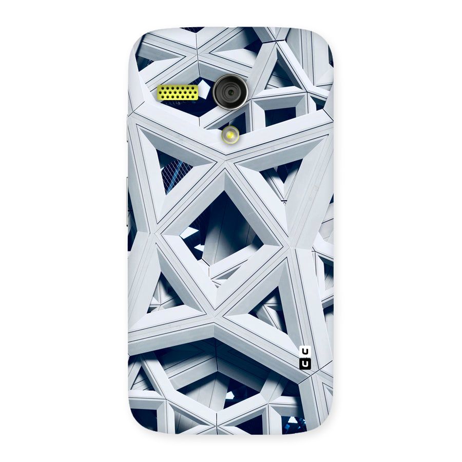 Abstract White Lines Back Case for Moto G