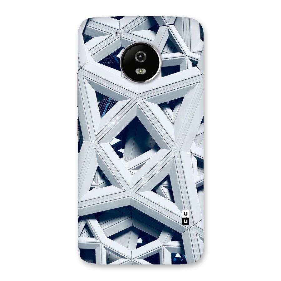 Abstract White Lines Back Case for Moto G5
