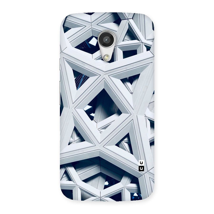 Abstract White Lines Back Case for Moto G 2nd Gen