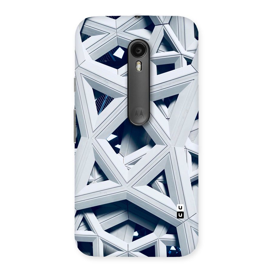 Abstract White Lines Back Case for Moto G Turbo