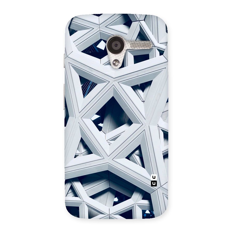 Abstract White Lines Back Case for Moto X