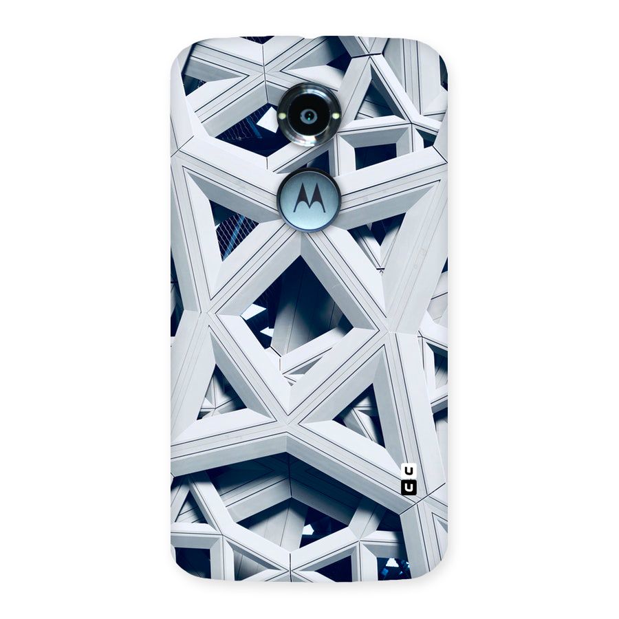 Abstract White Lines Back Case for Moto X 2nd Gen