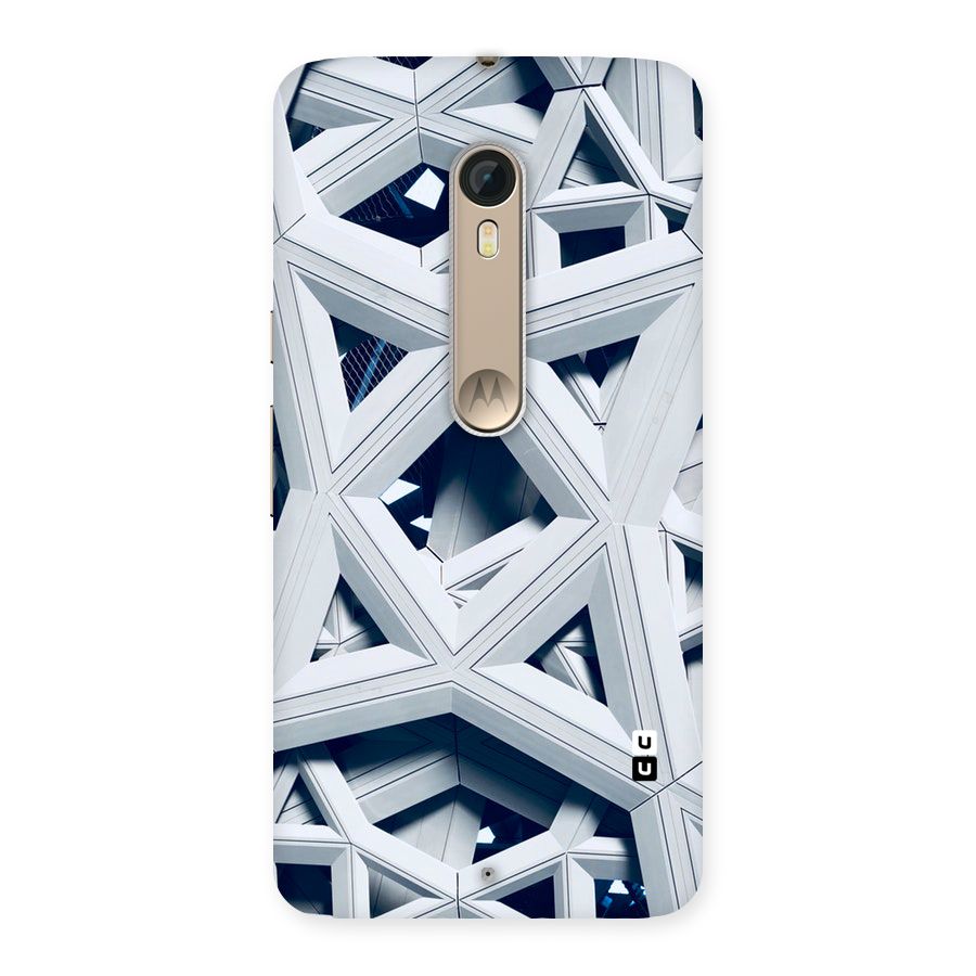 Abstract White Lines Back Case for Motorola Moto X Style