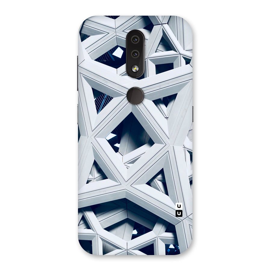 Abstract White Lines Back Case for Nokia 4.2