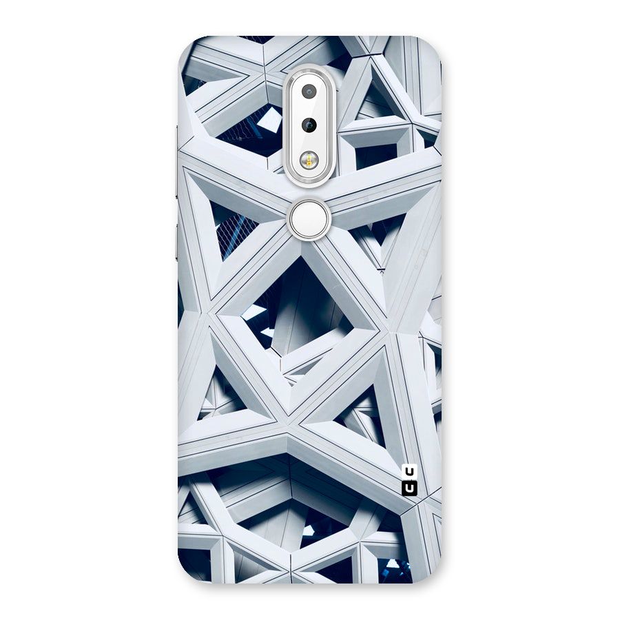 Abstract White Lines Back Case for Nokia 6.1 Plus