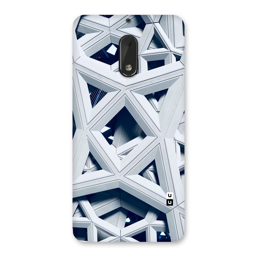 Abstract White Lines Back Case for Nokia 6