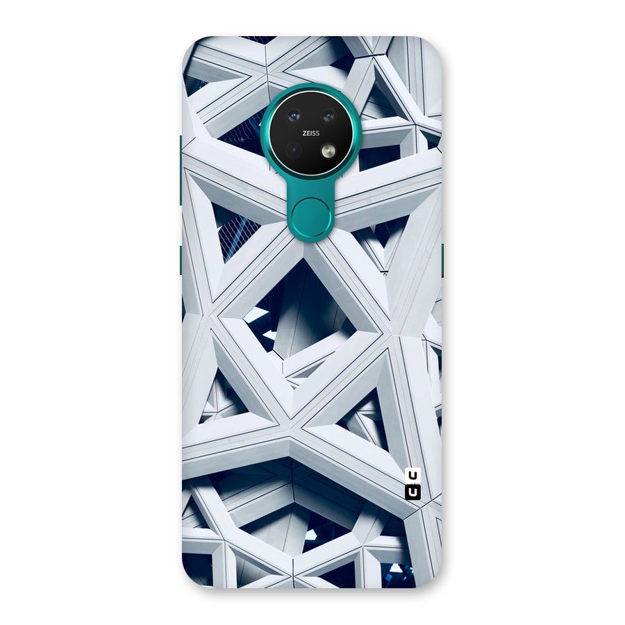 Abstract White Lines Back Case for Nokia 7.2