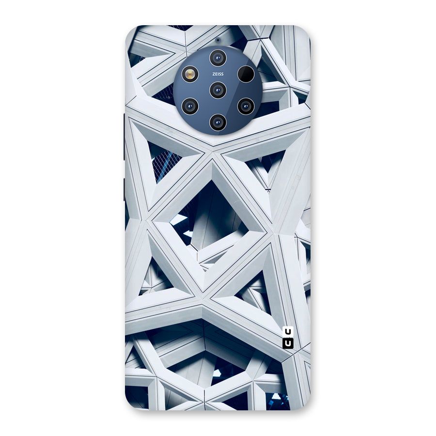 Abstract White Lines Back Case for Nokia 9 PureView
