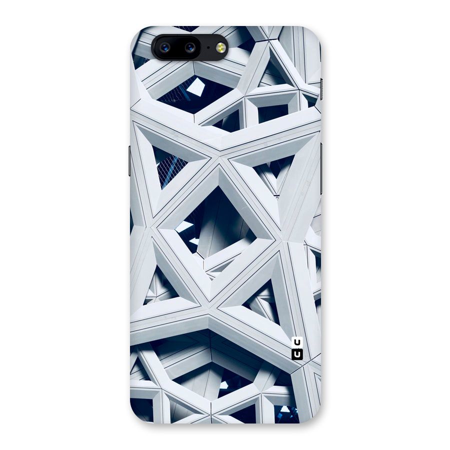 Abstract White Lines Back Case for OnePlus 5