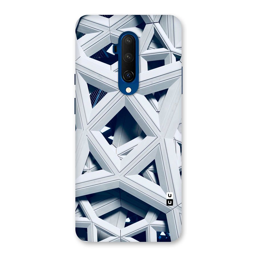 Abstract White Lines Back Case for OnePlus 7T Pro