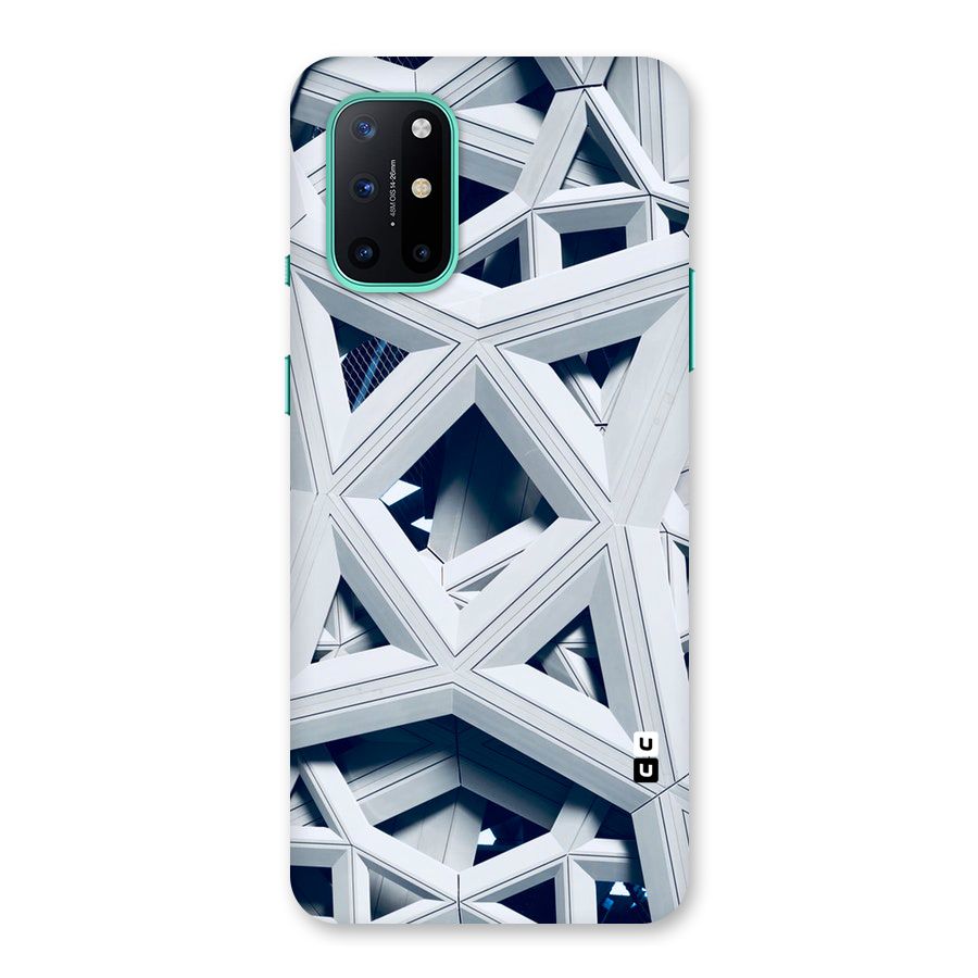 Abstract White Lines Back Case for OnePlus 8T