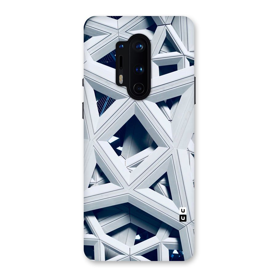 Abstract White Lines Back Case for OnePlus 8 Pro