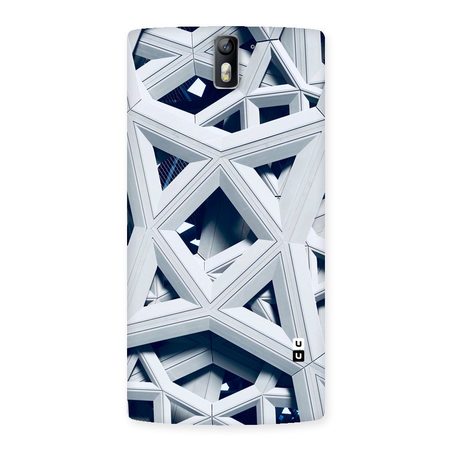 Abstract White Lines Back Case for One Plus One
