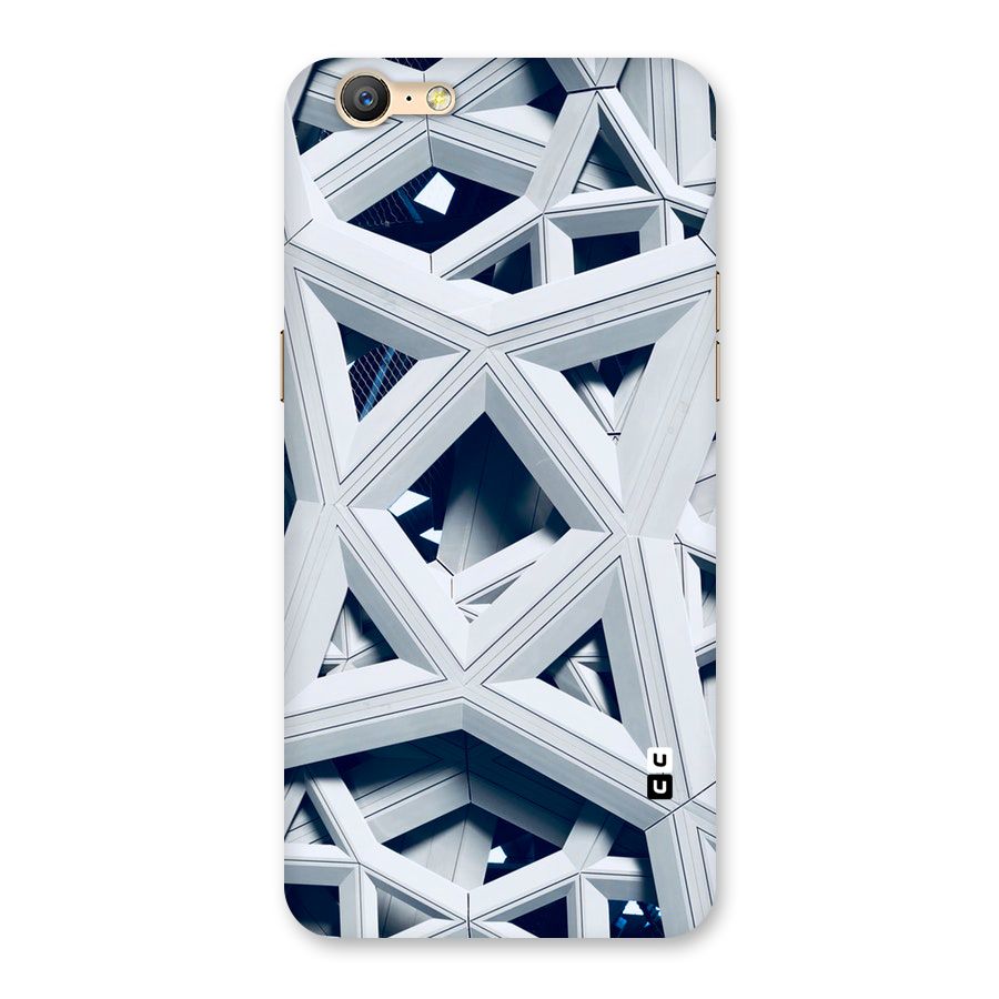Abstract White Lines Back Case for Oppo A39