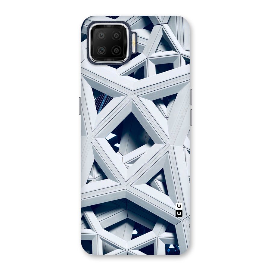 Abstract White Lines Back Case for Oppo F17