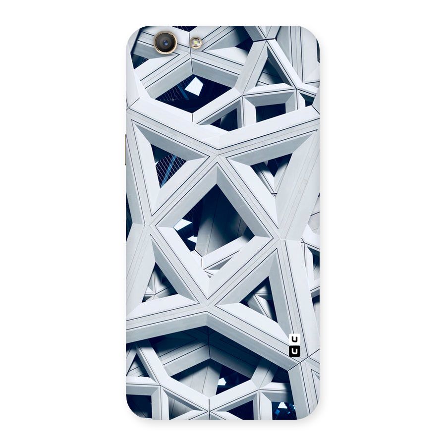 Abstract White Lines Back Case for Oppo F1s