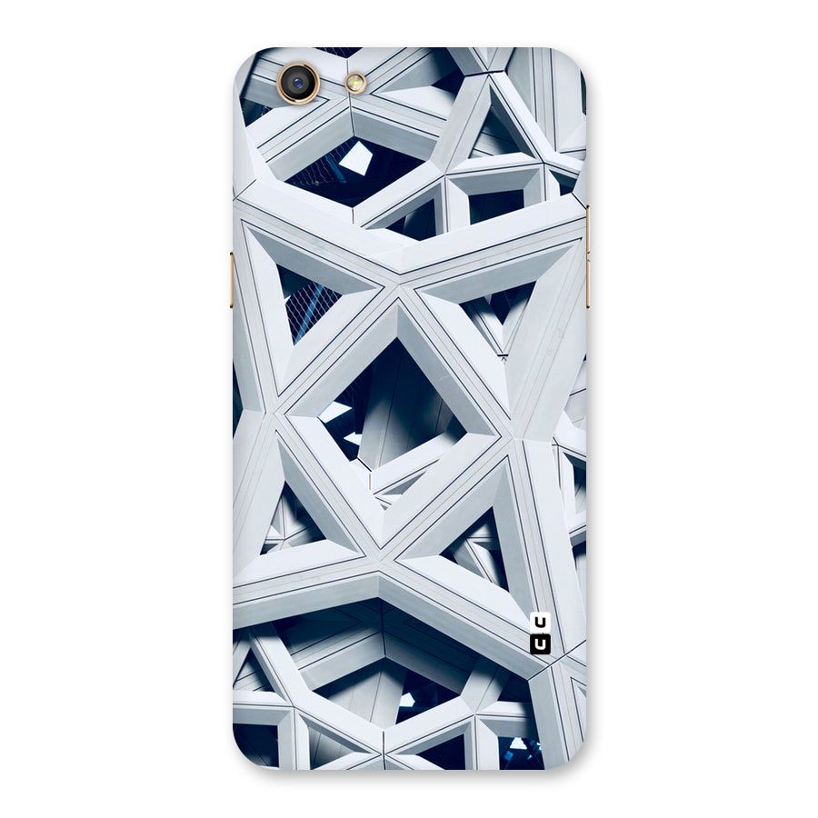 Abstract White Lines Back Case for Oppo F3