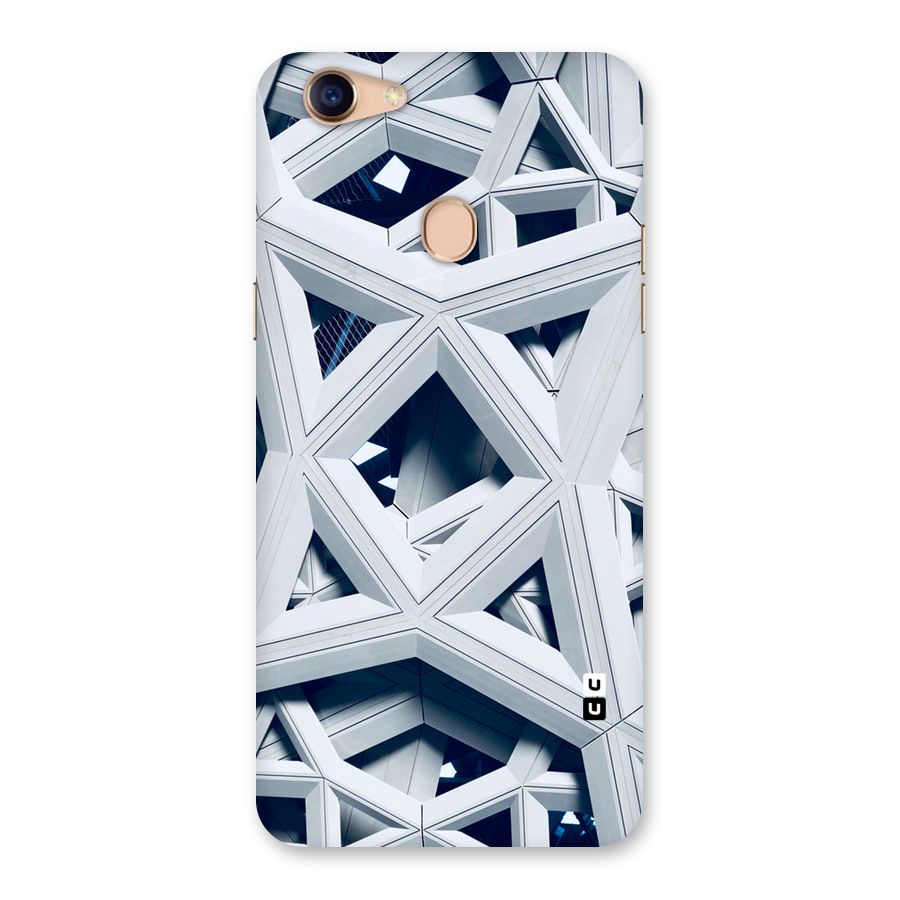 Abstract White Lines Back Case for Oppo F5
