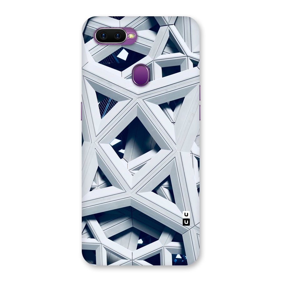 Abstract White Lines Back Case for Oppo F9