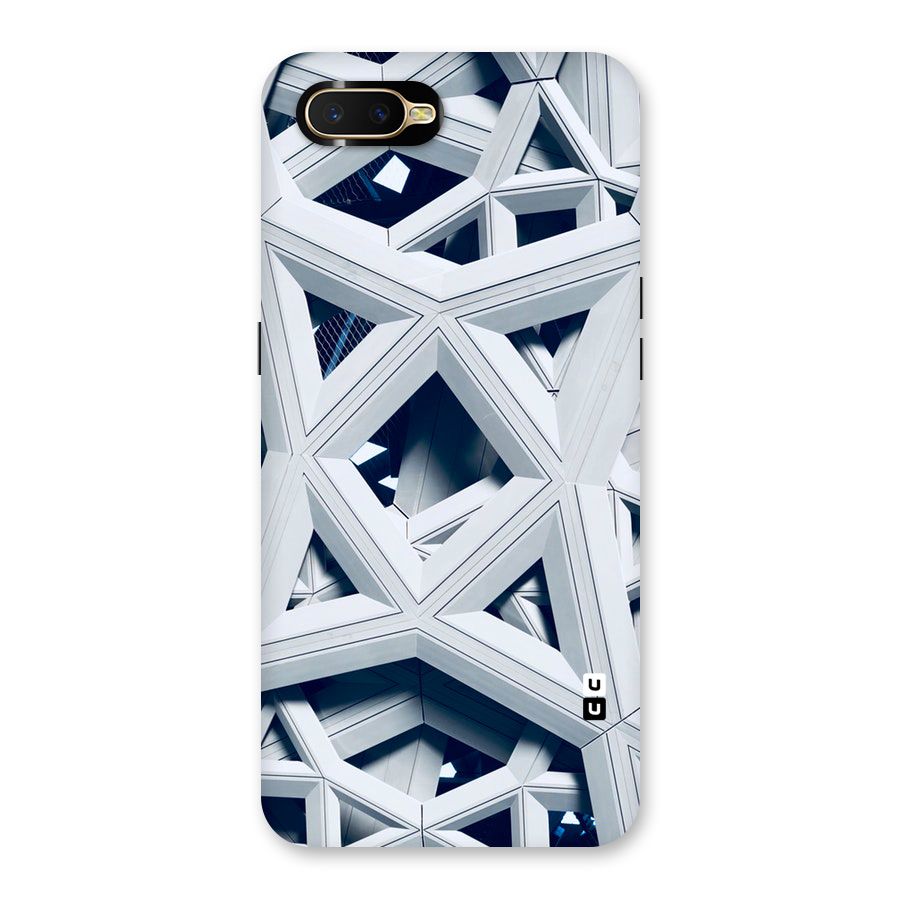 Abstract White Lines Back Case for Oppo K1