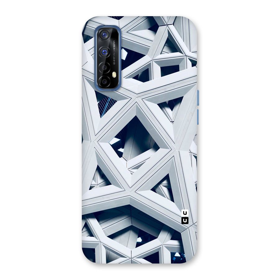Abstract White Lines Back Case for Realme 7