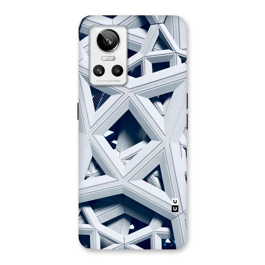 Abstract White Lines Back Case for Realme GT Neo 3