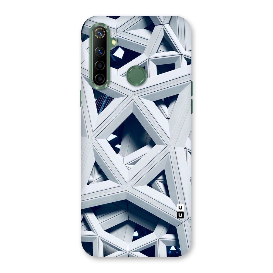 Abstract White Lines Back Case for Realme Narzo 10