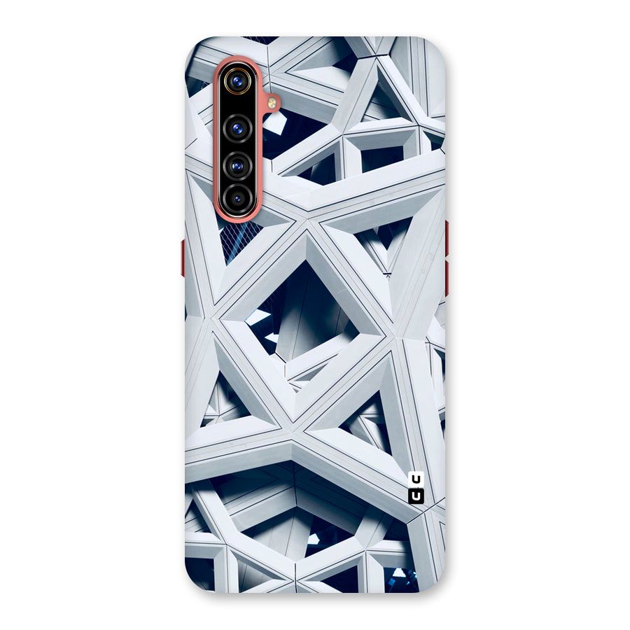 Abstract White Lines Back Case for Realme X50 Pro