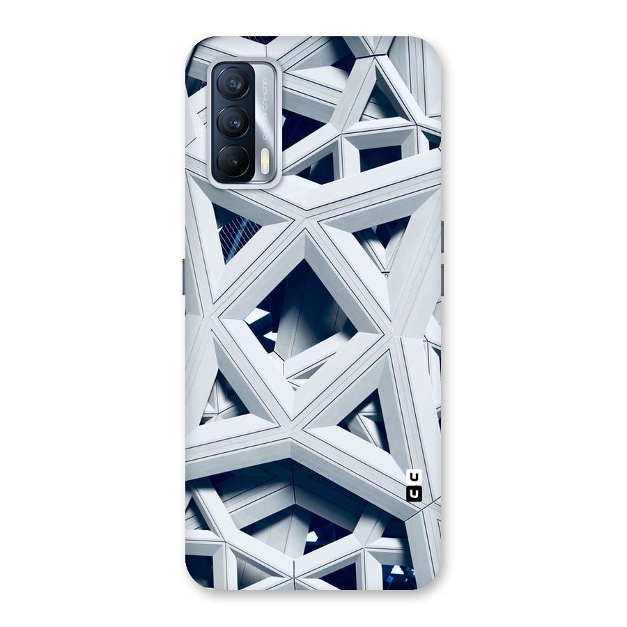 Abstract White Lines Back Case for Realme X7