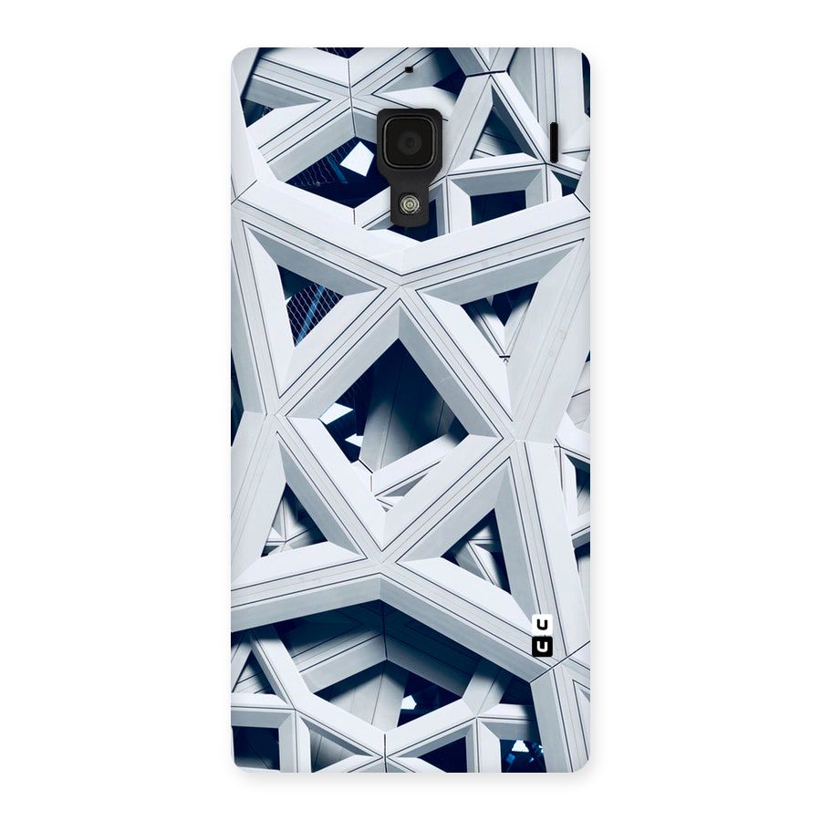 Abstract White Lines Back Case for Redmi 1S