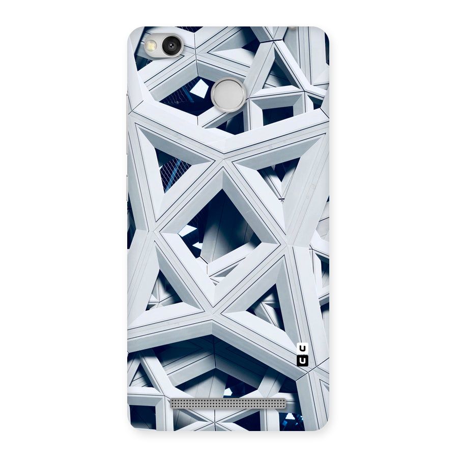 Abstract White Lines Back Case for Redmi 3S Prime