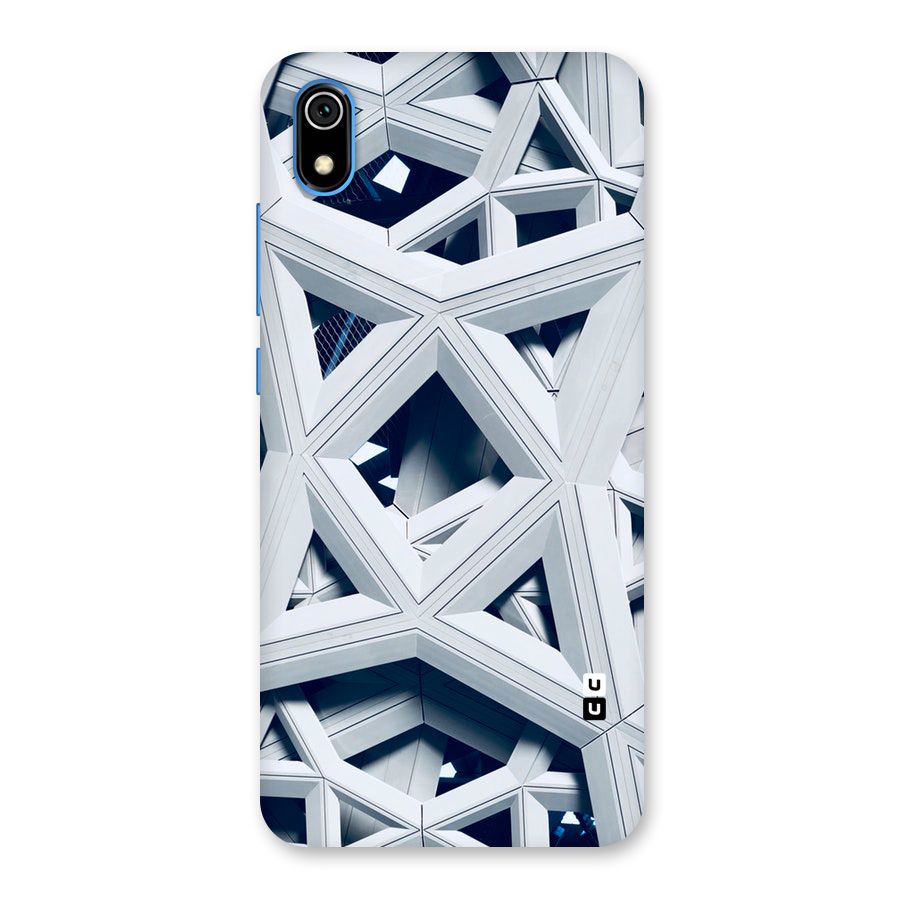 Abstract White Lines Back Case for Redmi 7A