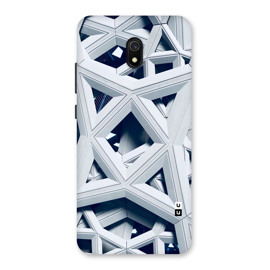 Abstract White Lines Back Case for Redmi 8A